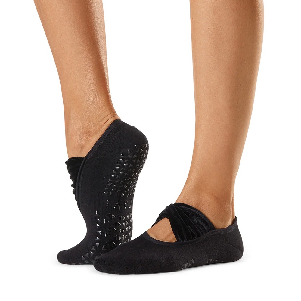 TAVI Penny Grip Socks Organic Cotton Size M (8.5-10.5) Winter Sky